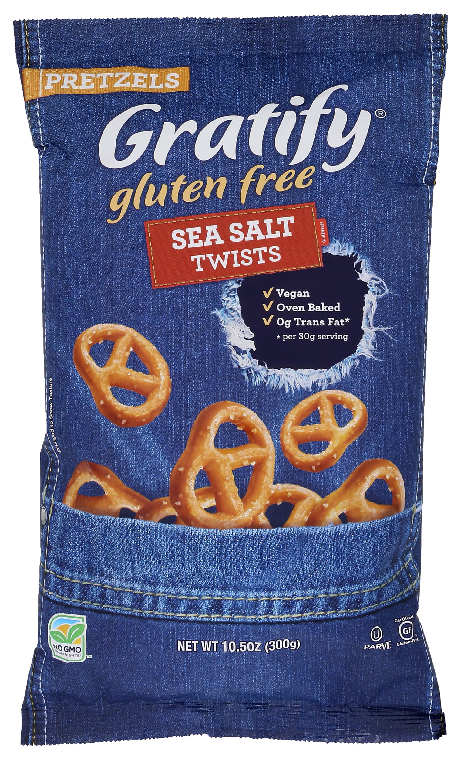 Gratify Gluten Free Pretzel Twist Sea Salt Snacks