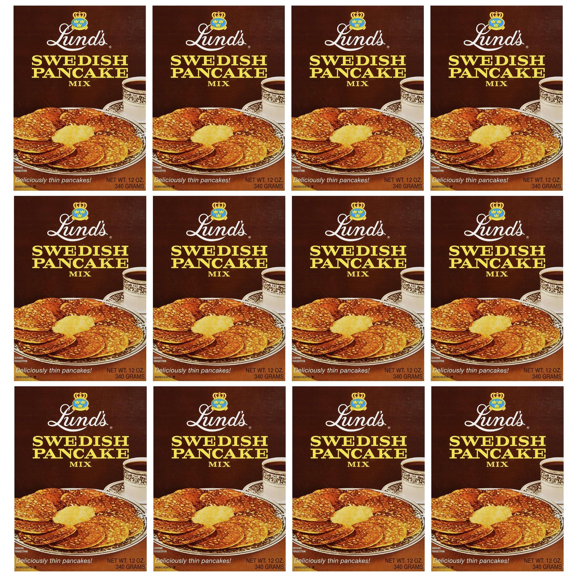 Lunds Mix Pancake Swedish Pancake & Waffle Mix