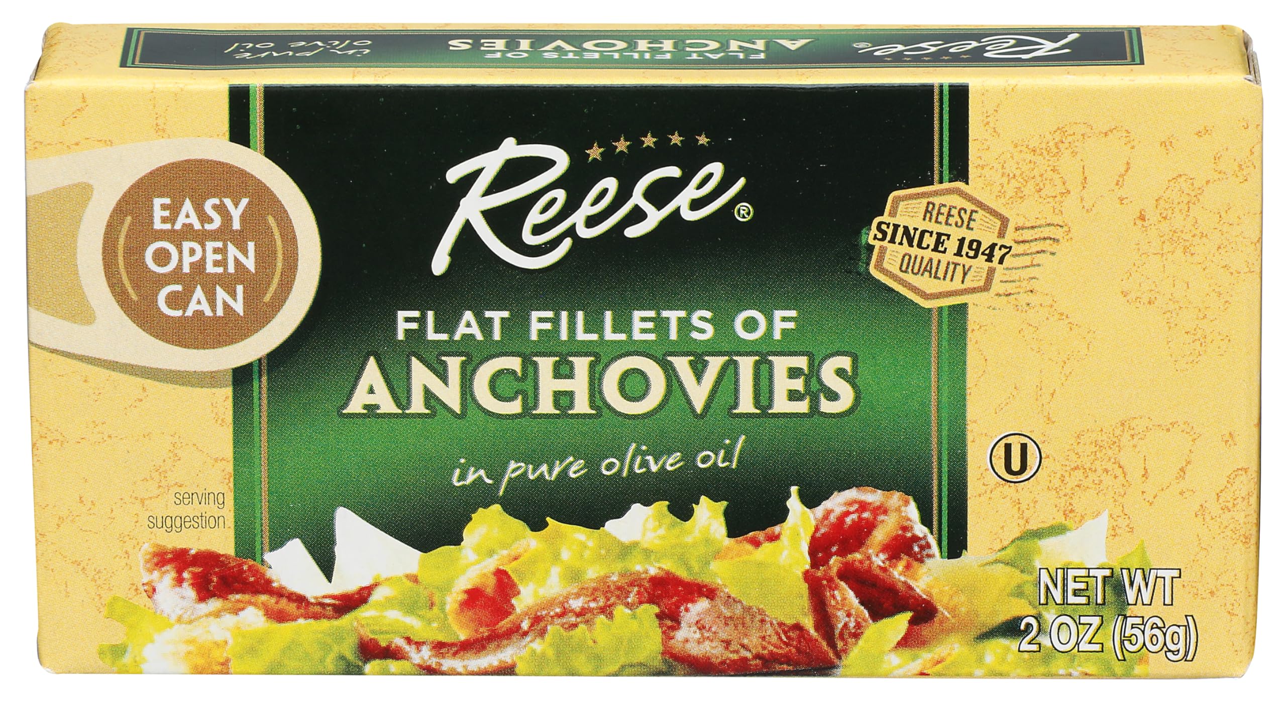 Reese Anchovy Flat Natural Seafood Fillet