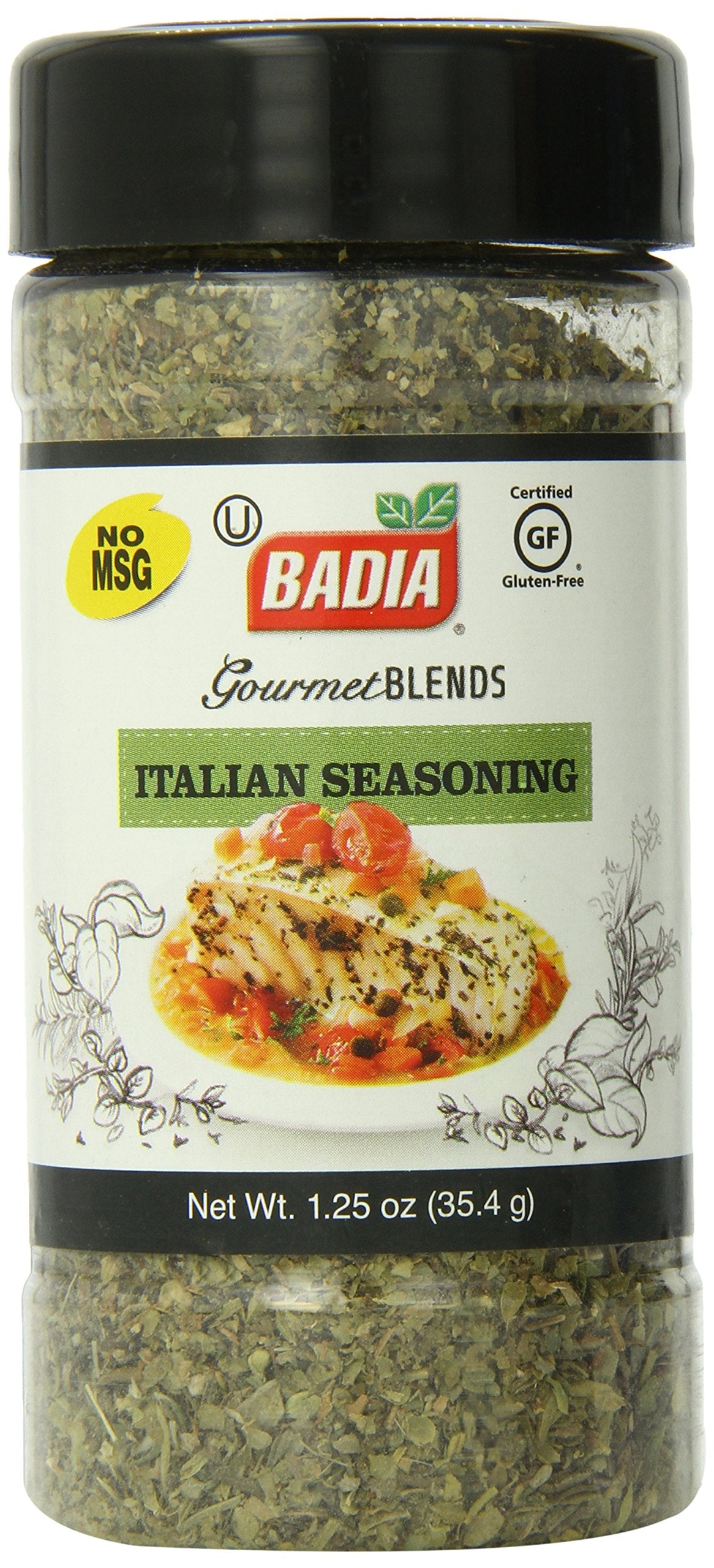 BADIA (Pack of 24) Badia Seasoning Italian Seasoning Blend Italian Herbs 1.25 Oz