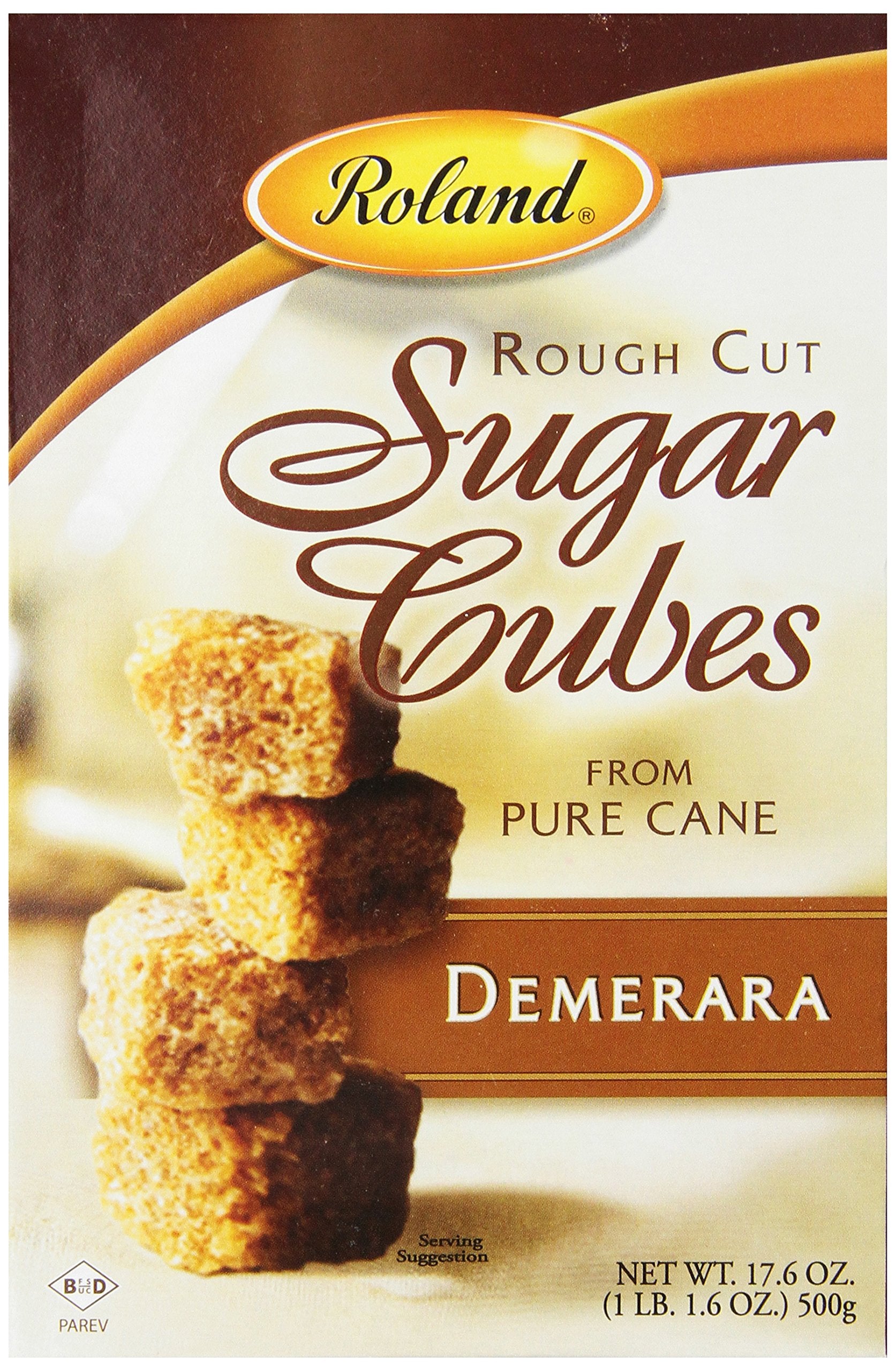 Roland Foods Sugar Cube Brown Demerara Natural Granulated
