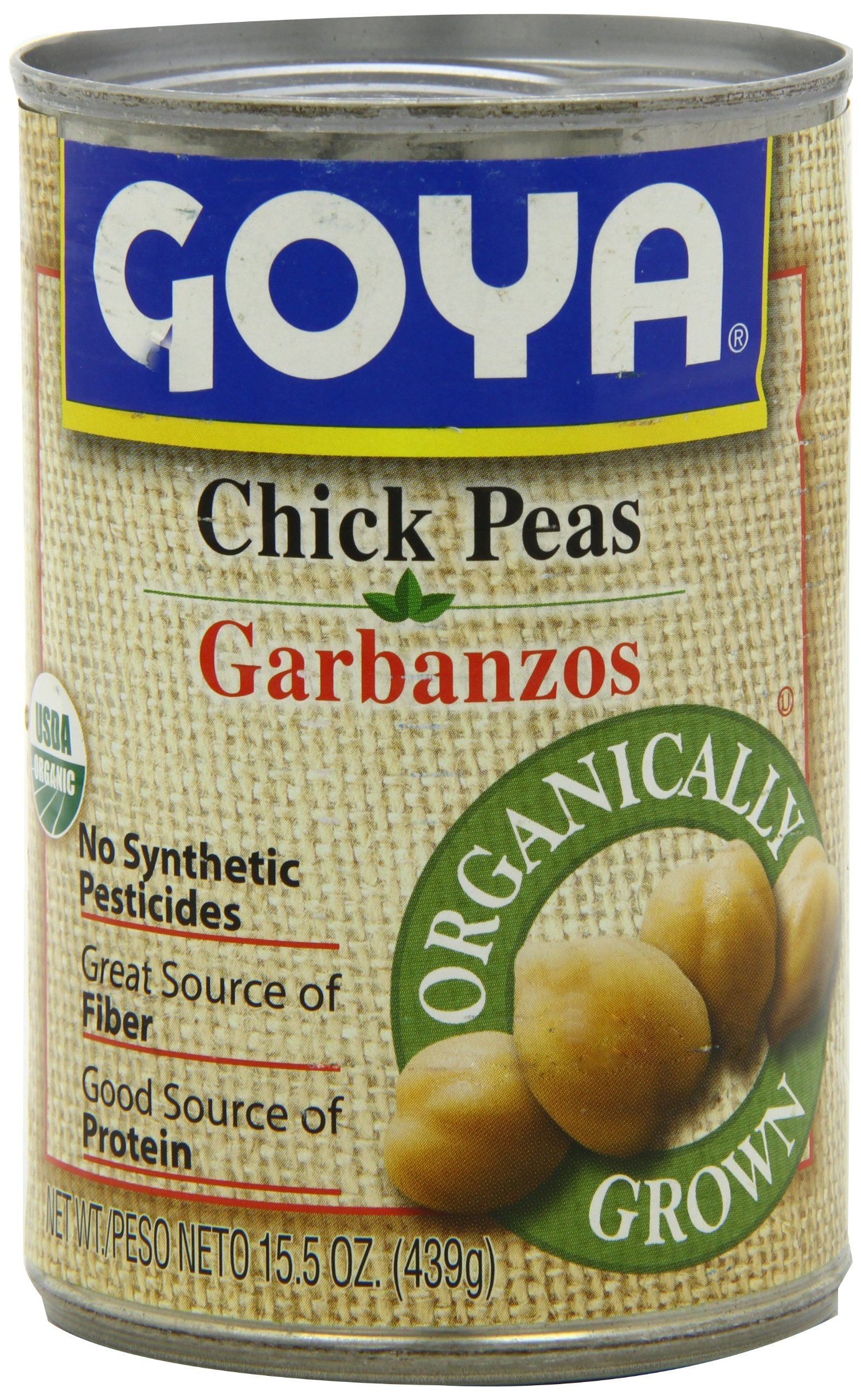 Goya Organic Pea Chickpeas Beans