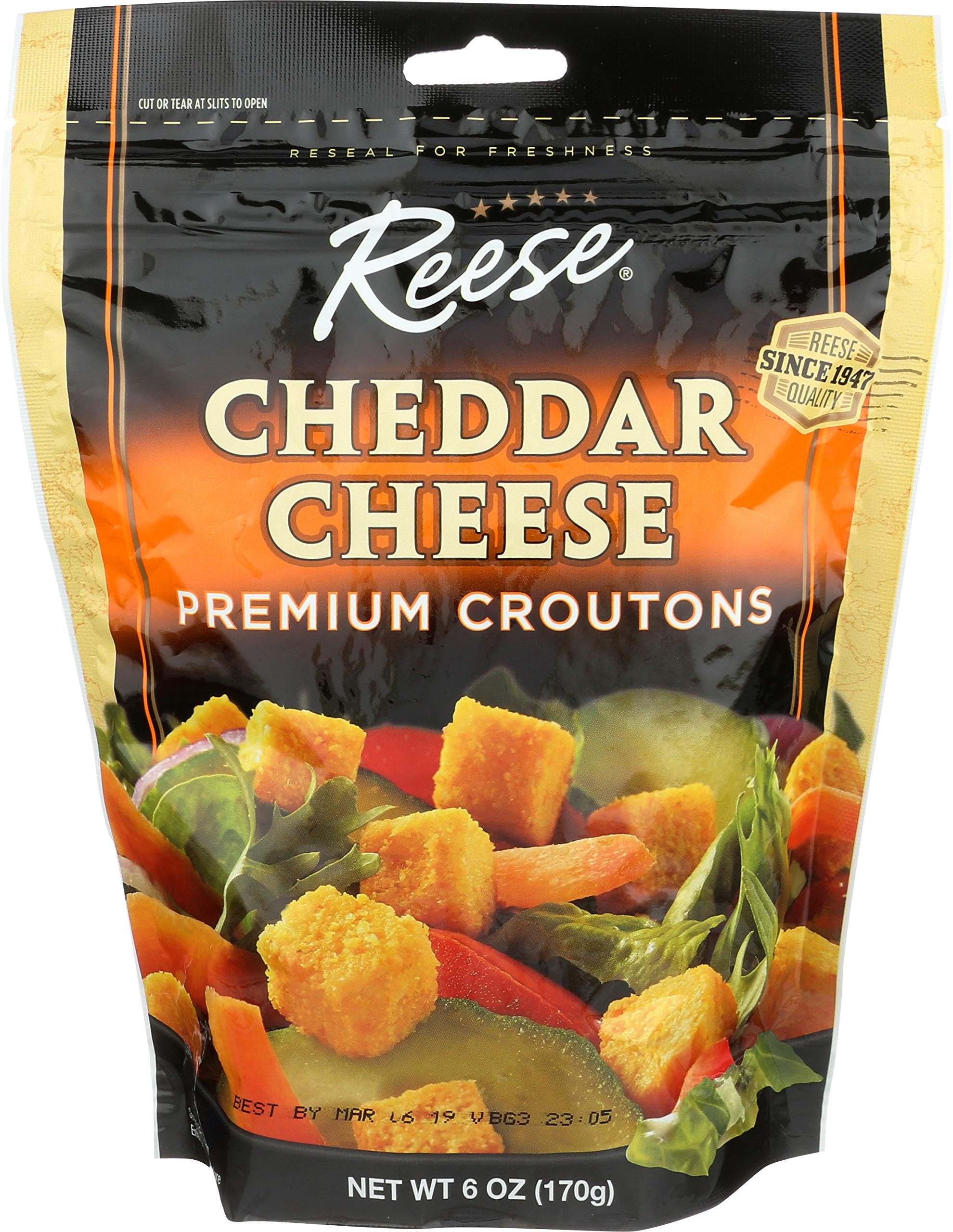 Reese Croutons Cheddar Cheese & Parmesan Cheese Natural Grocer