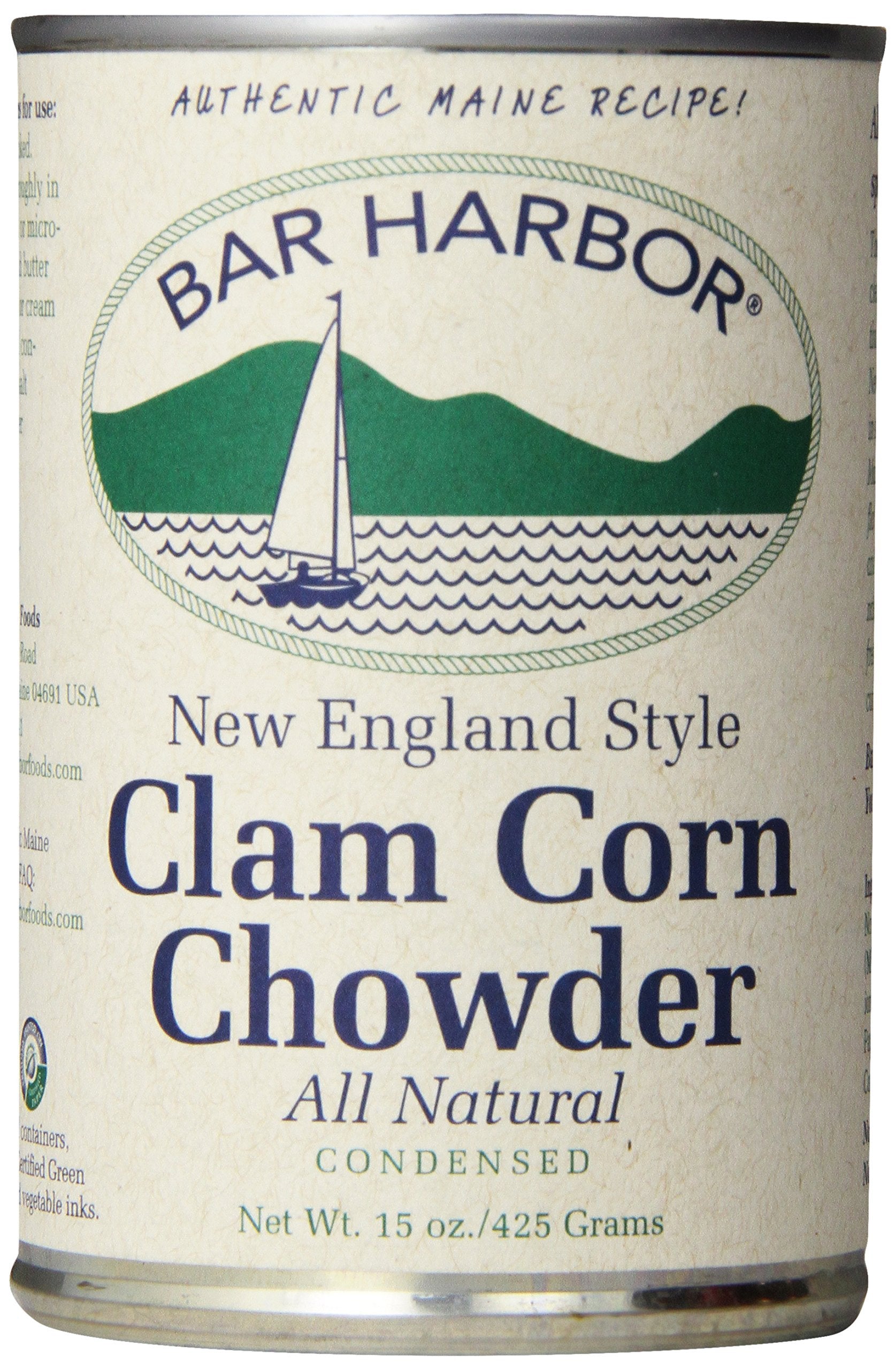 Bar Harbor Chowder Clam Corn Ready to Eat Soup