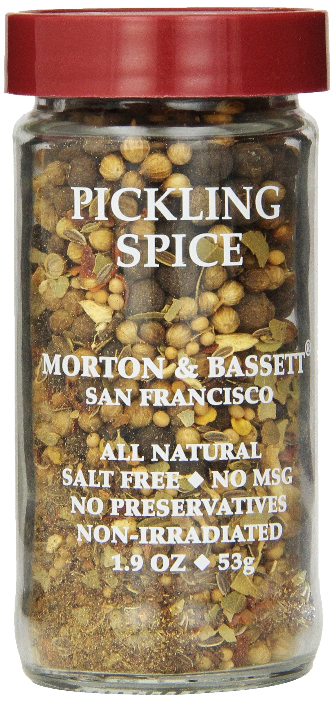 MORTON & BASSET (Pack of 9) Morton & Bassett Pickling Spice Single Loose Spice Seasoning 2.2 Oz