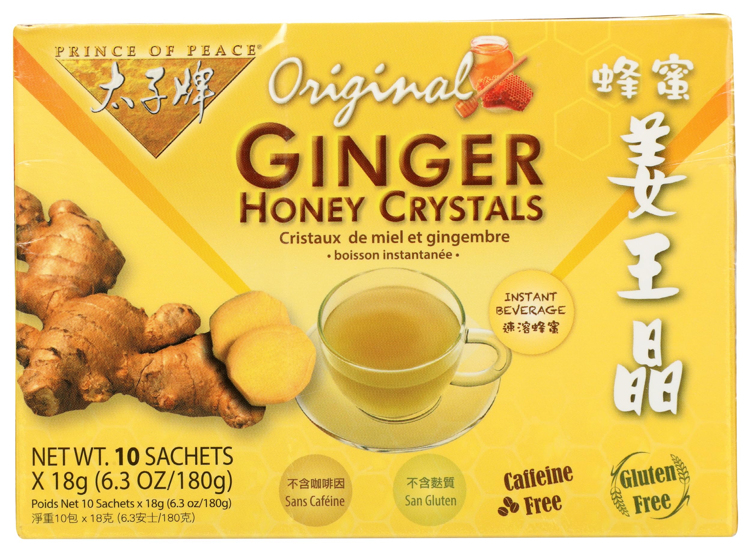 Prince Of Peace Tea Ginger Honey Crystals 10 bag