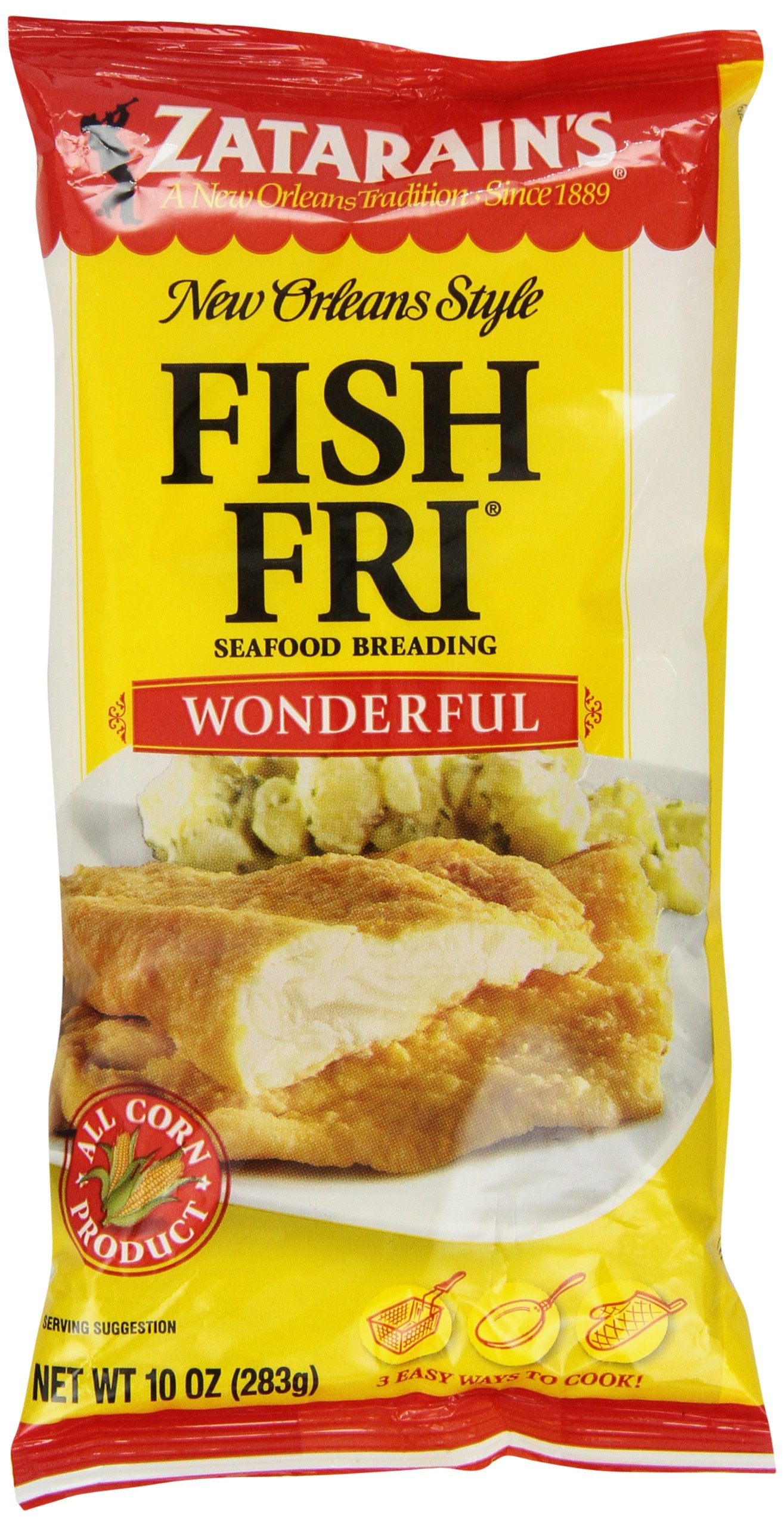 ZATARAINS (Pack Of 24) Zatarain's Seasoning Fish Fry Wonderful 10 Oz