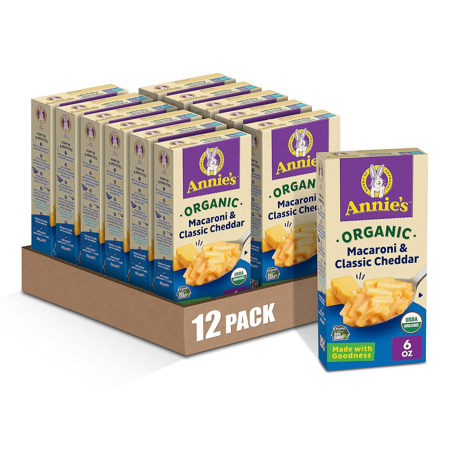Annie's Homegrown Macaroni & Clasic Cheddar Organic