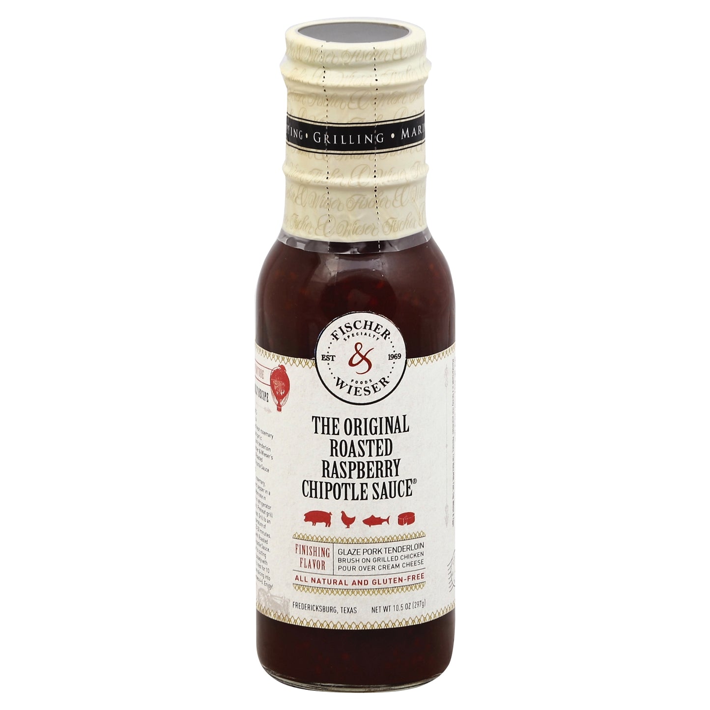Fischer & Wieser Sauce Roasted Raspberry Chipotle 10.5 oz (Pack Of 6)