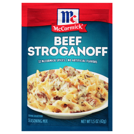 Mc Cormick Spice Beef Stroganoff Mix 1.5 oz (Pack Of 12)