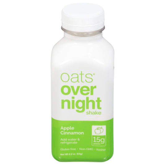 Oats Overnight Shake Apple Cinnamon 2.2 oz (Pack Of 10)