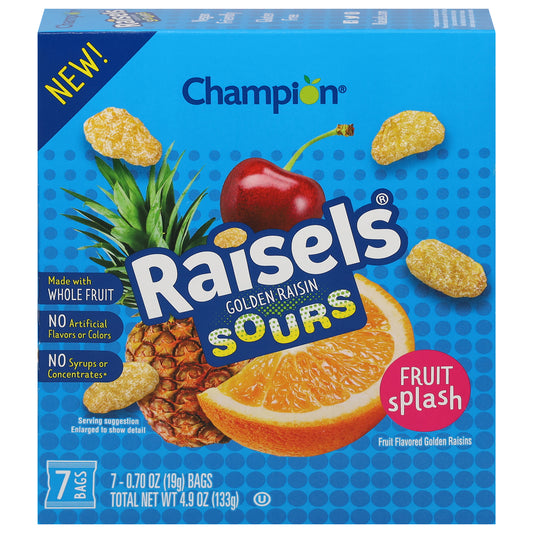Raisels Raisins Golden Fruit 4.9 Oz (Pack Of 8)