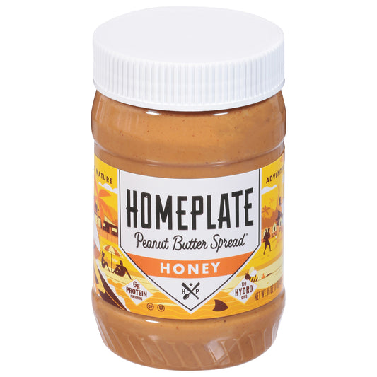 Home Plate Peanut Butter Honey 16 oz (Pack Of 6)