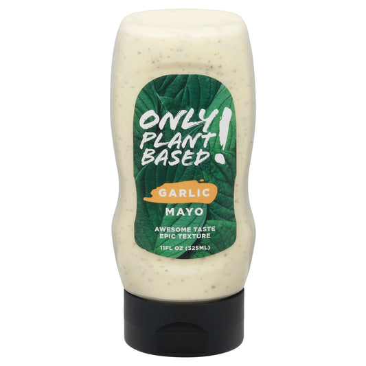 Only Plant Based Mayonnaise Garlic Plant Based 11 Oz (Pack Of 8)