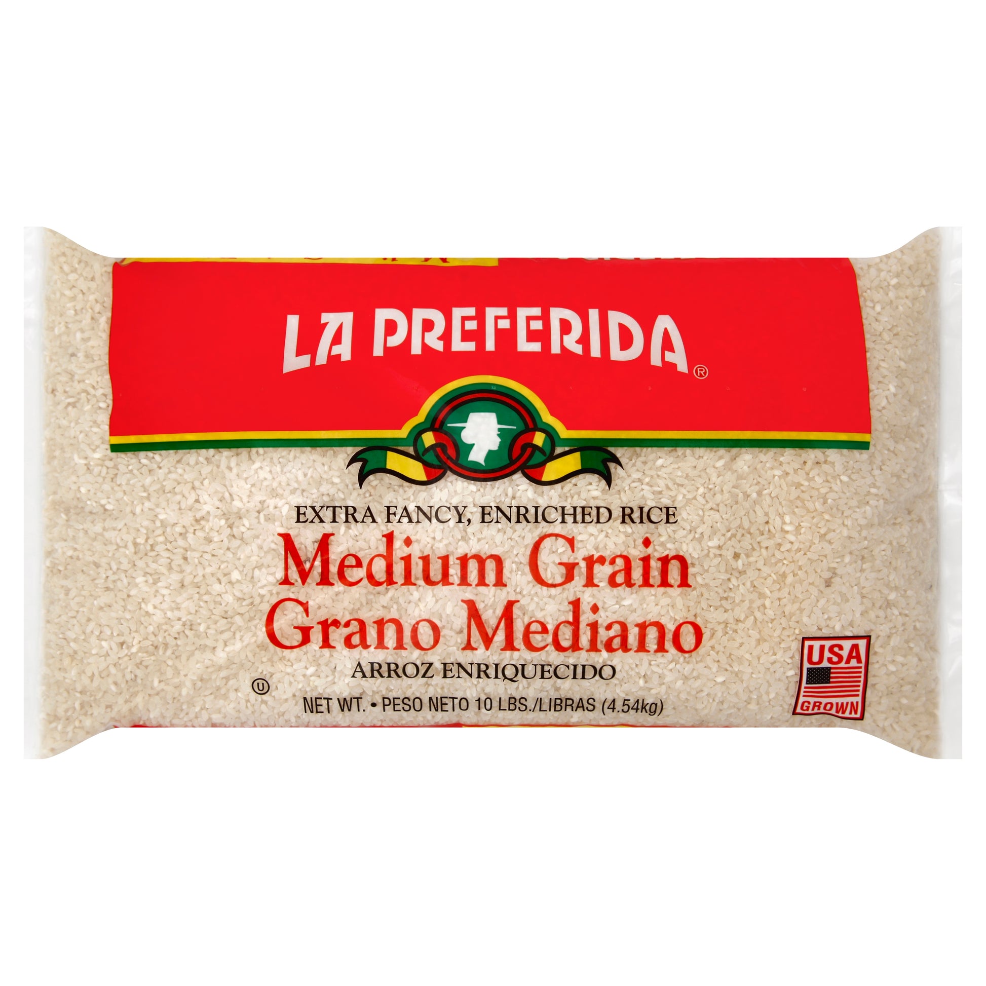 La Preferida Rice Medium Grain 10 Lb (Pack Of 4)
