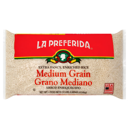 La Preferida Rice Medium Grain 10 Lb (Pack Of 4)