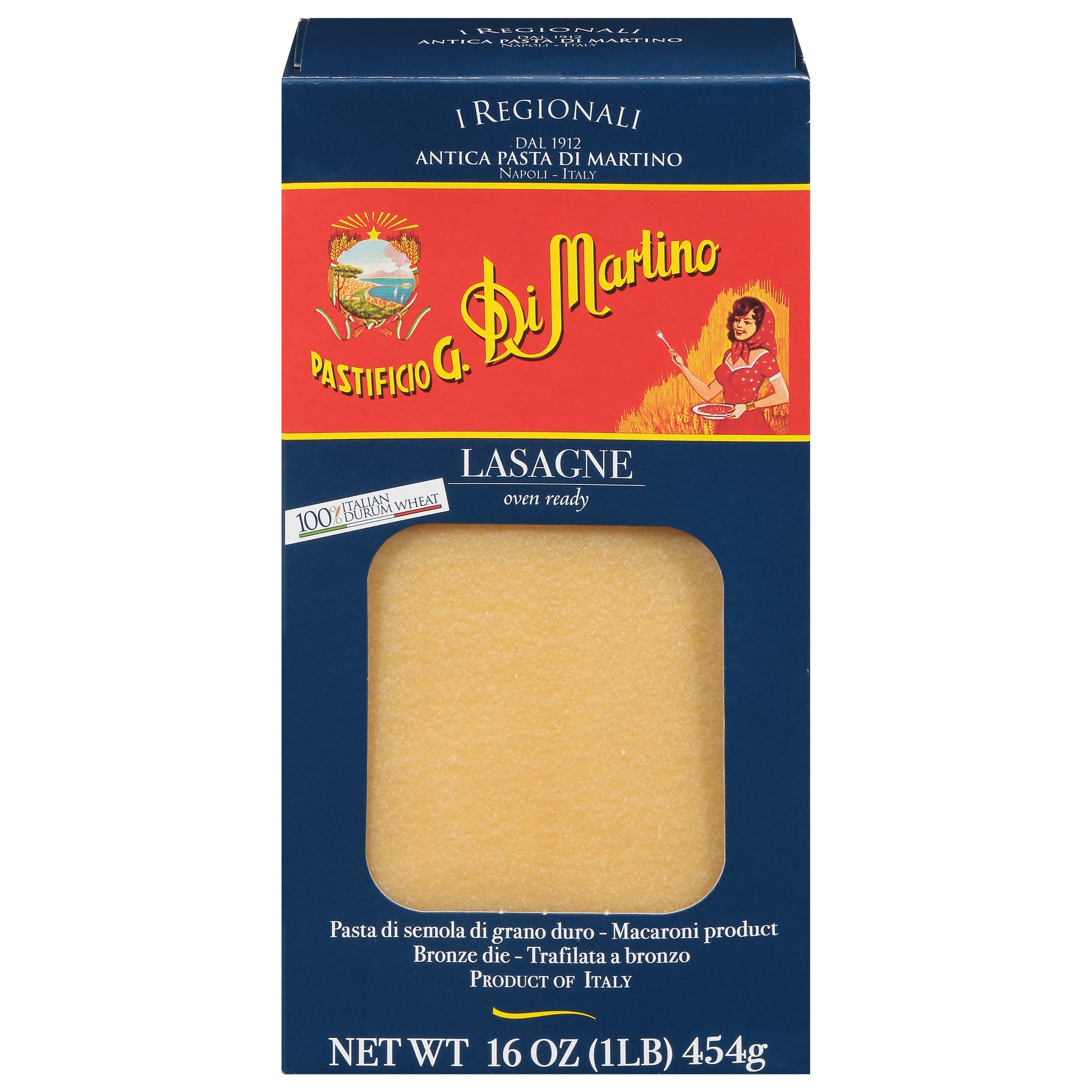 Di Martino Pasta Lasagna 1 Lb (Pack Of 12)
