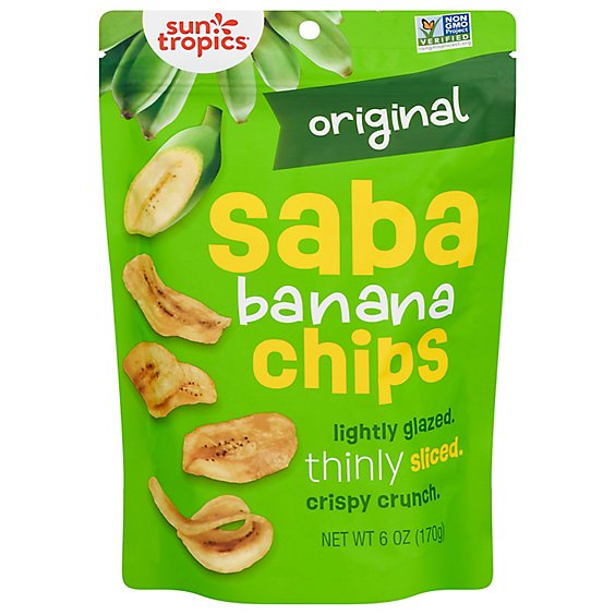 Sun Tropics Chips Banana Saba Original