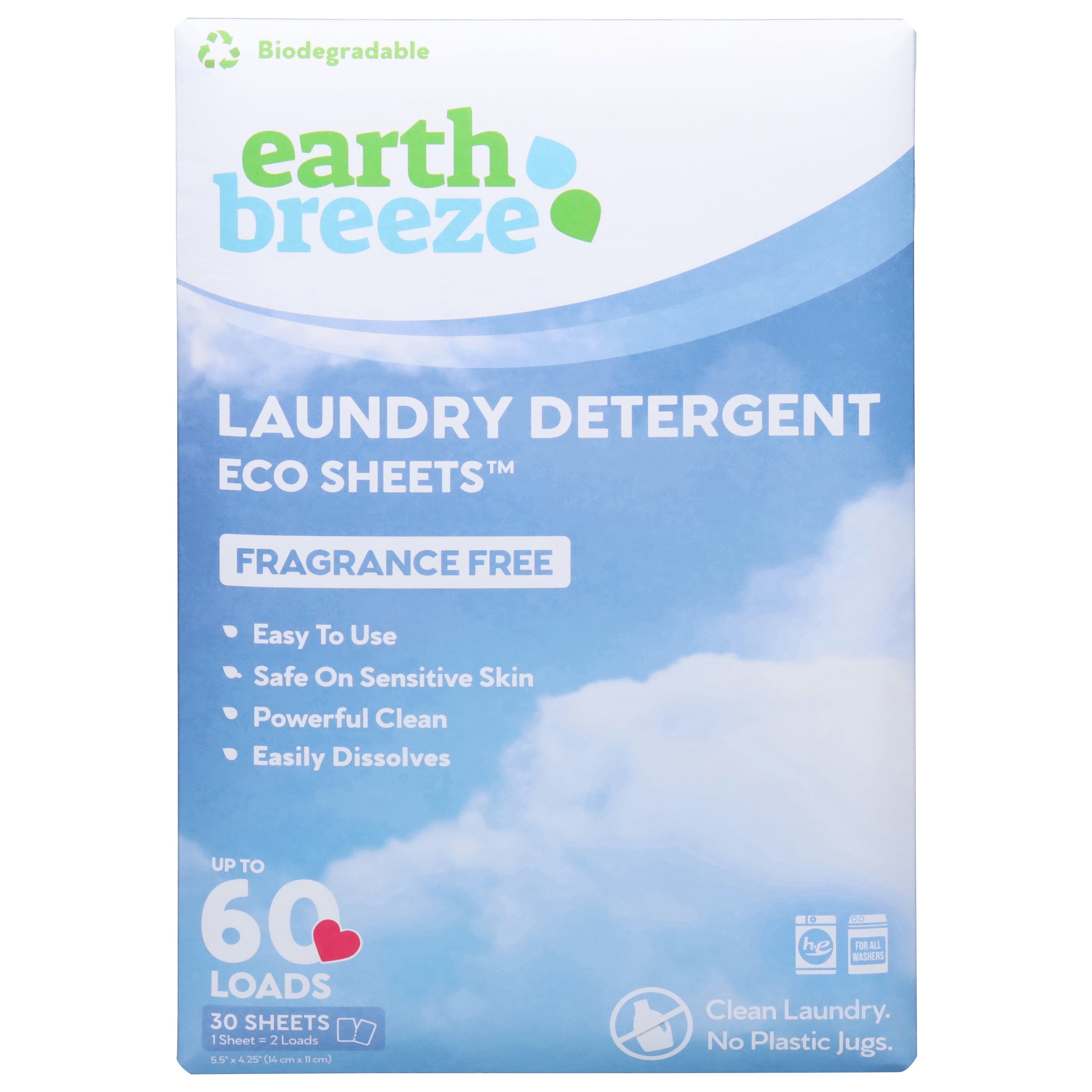 Earth Breeze Sheet Laundry Frag Free