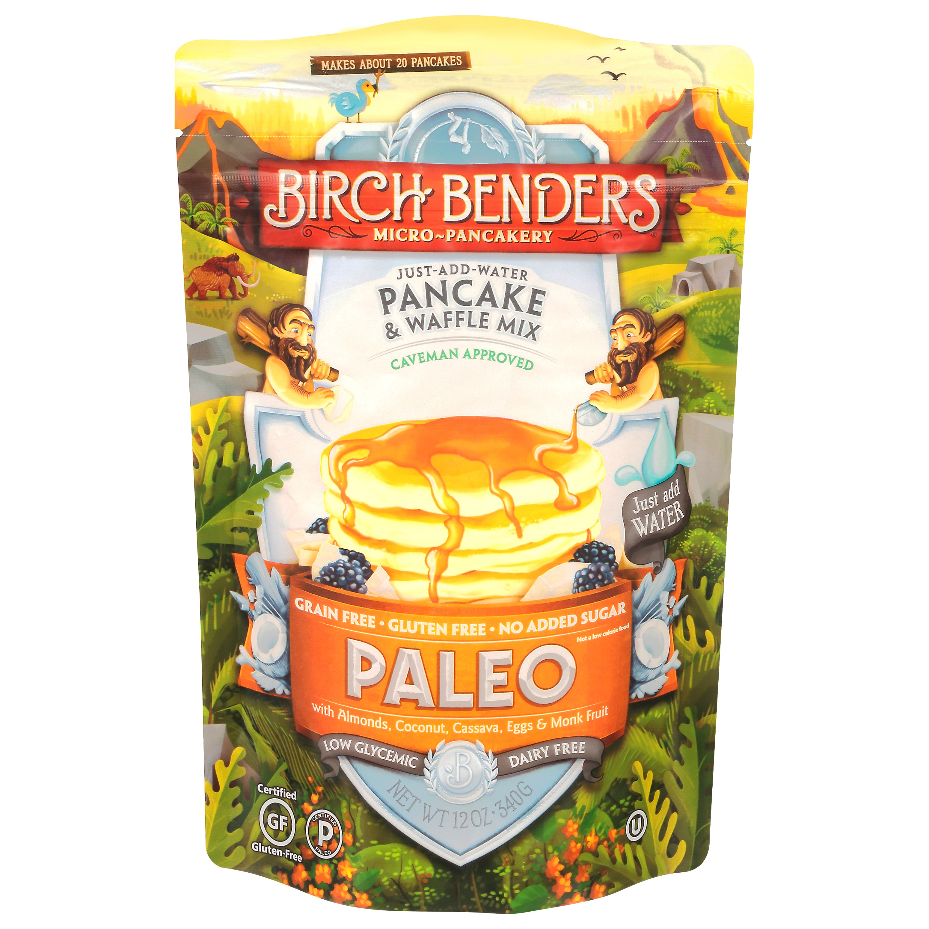 Birch Benders Mix Pancake Waffle Paleo Add Water