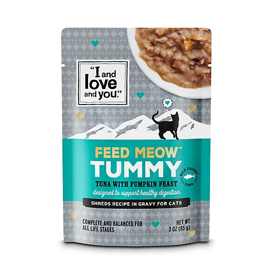 I&LOVE&YOU (Pack of 24) I&Love&You Cat Wet Food Tuna Pumpkin Tummy Recipe 3 Oz