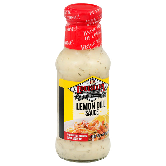 Louisiana Fish Fry Sauce Lemon Dill 10.5 oz (Pack Of 12)