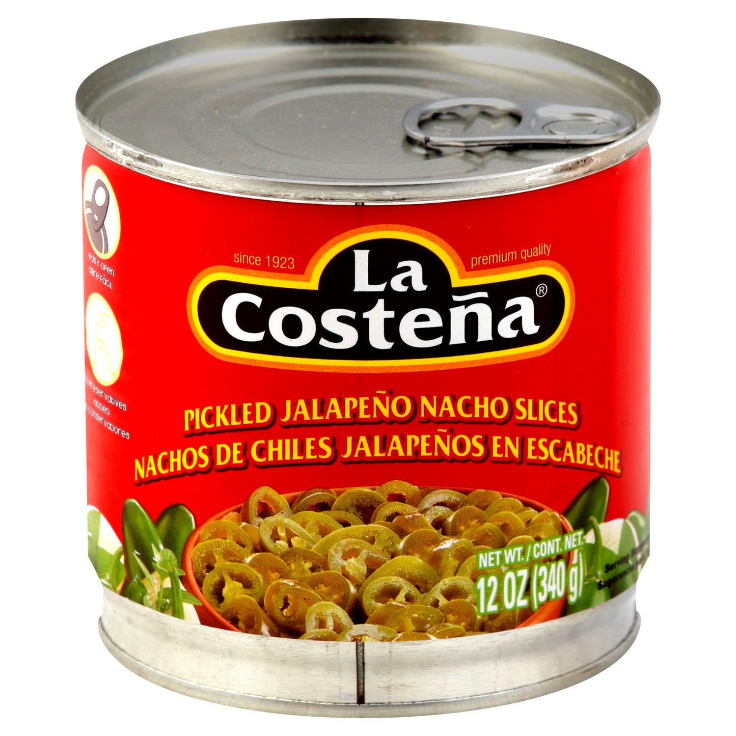 La Costena Pepper Jalapeno Nacho 12 oz (Pack Of 12)