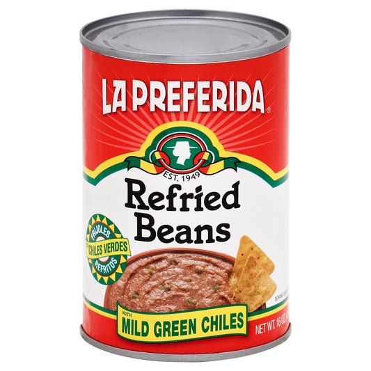 La Preferida Bean Refried Grain Chilies 16 oz (Pack Of 12)