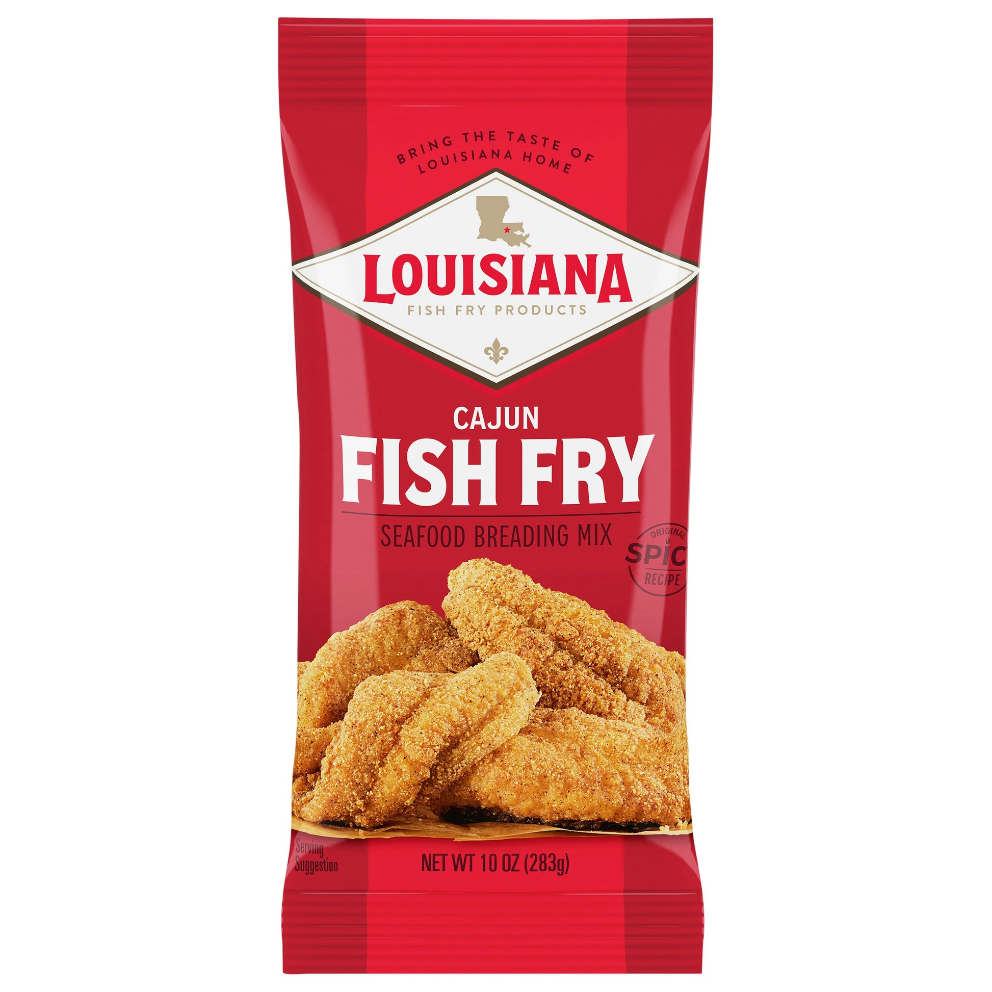 Louisiana Fish Fry Fish Fry Cajun 10 oz (Pack of 12)