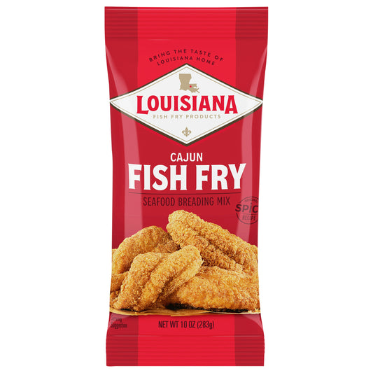 Louisiana Fish Fry Fish Fry Cajun 10 oz (Pack of 12)