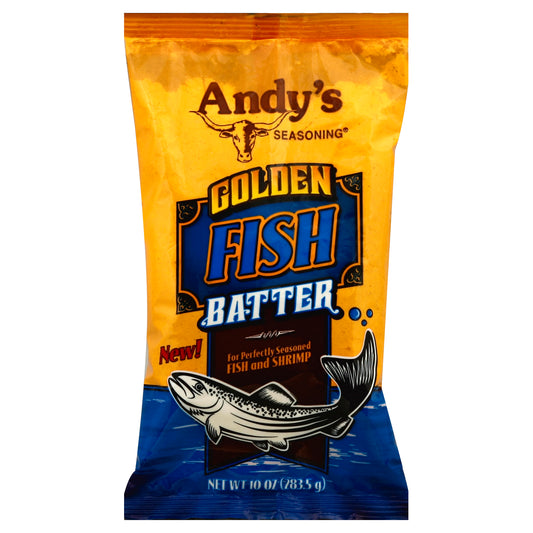 Andys Batter Golden Fish 10 Oz (Pack Of 6)