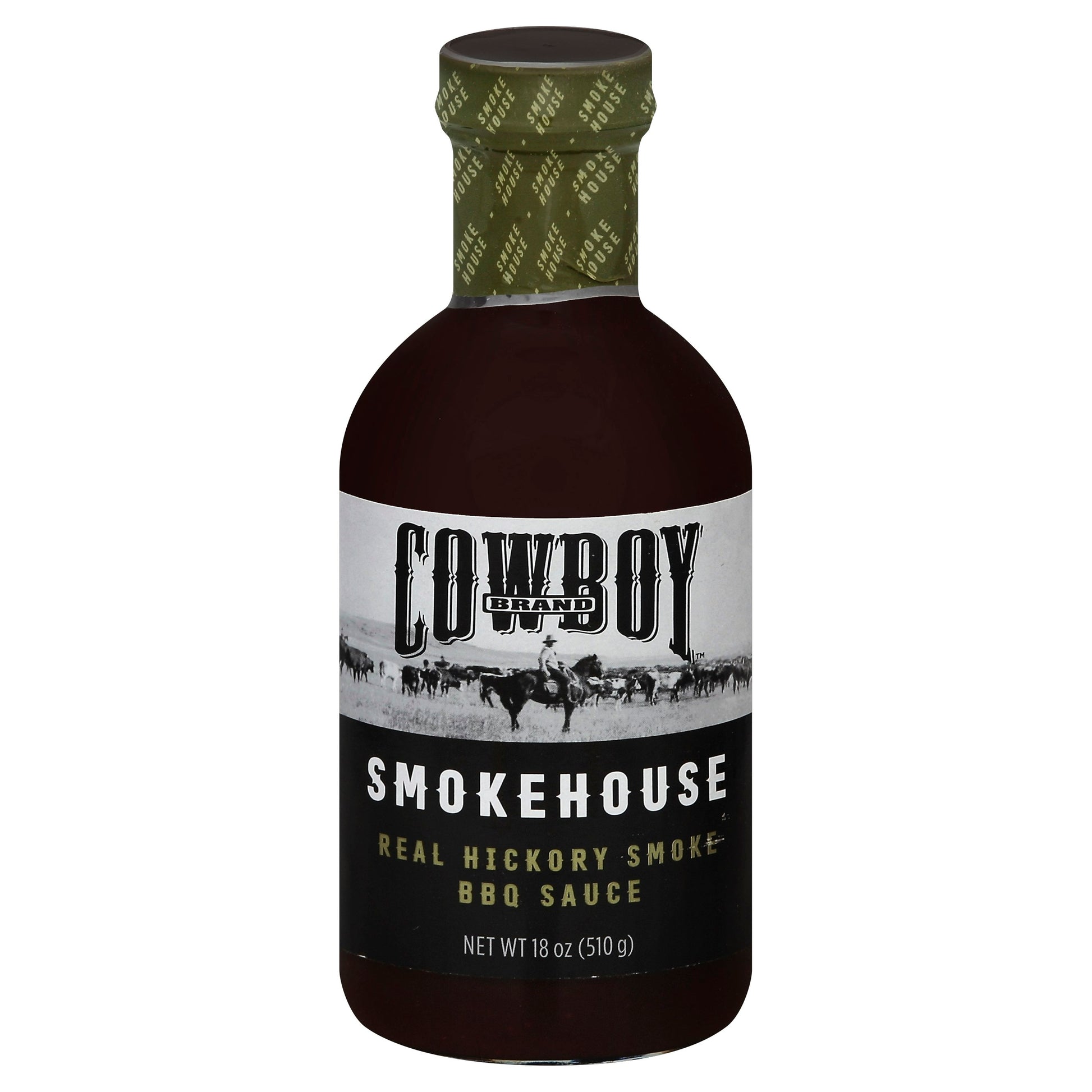Cowboy Charcoal Sauce Barbeque Hickory Smoke 18 oz (Pack Of 6)