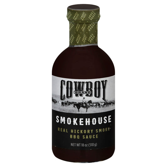 Cowboy Charcoal Sauce Barbeque Hickory Smoke 18 oz (Pack Of 6)