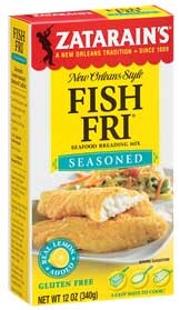 Zatarains Fish Fri Seasoned Seafood Breading Mix - 12 Ounce (Pack of 8)