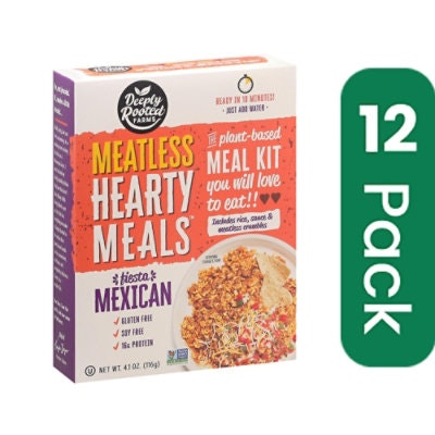 Deeply Rooted Meal Kit Fiesta Mexican 4.1 oz (Pack Of 12)