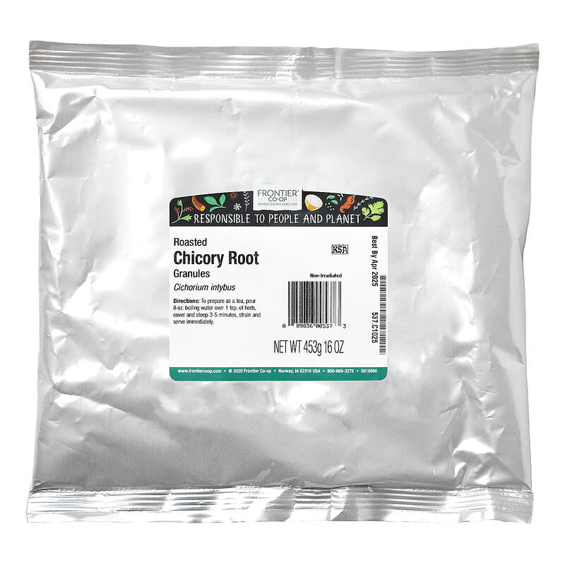 FRONTIER BULK (Pack of 5) Frontier Bulk Organic Roasted Chicory Root 16 Oz