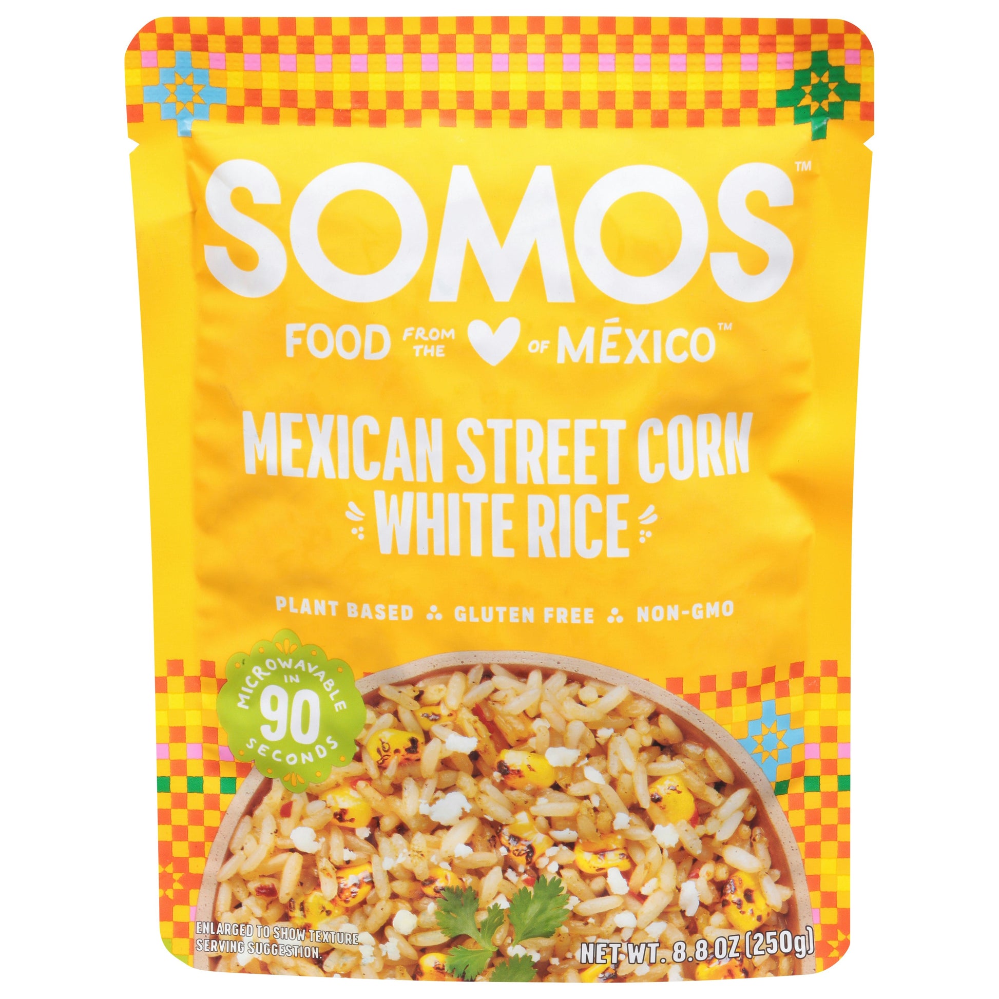 Somos Rice White Mex Street Corn 8.8 Oz (Pack of 6)