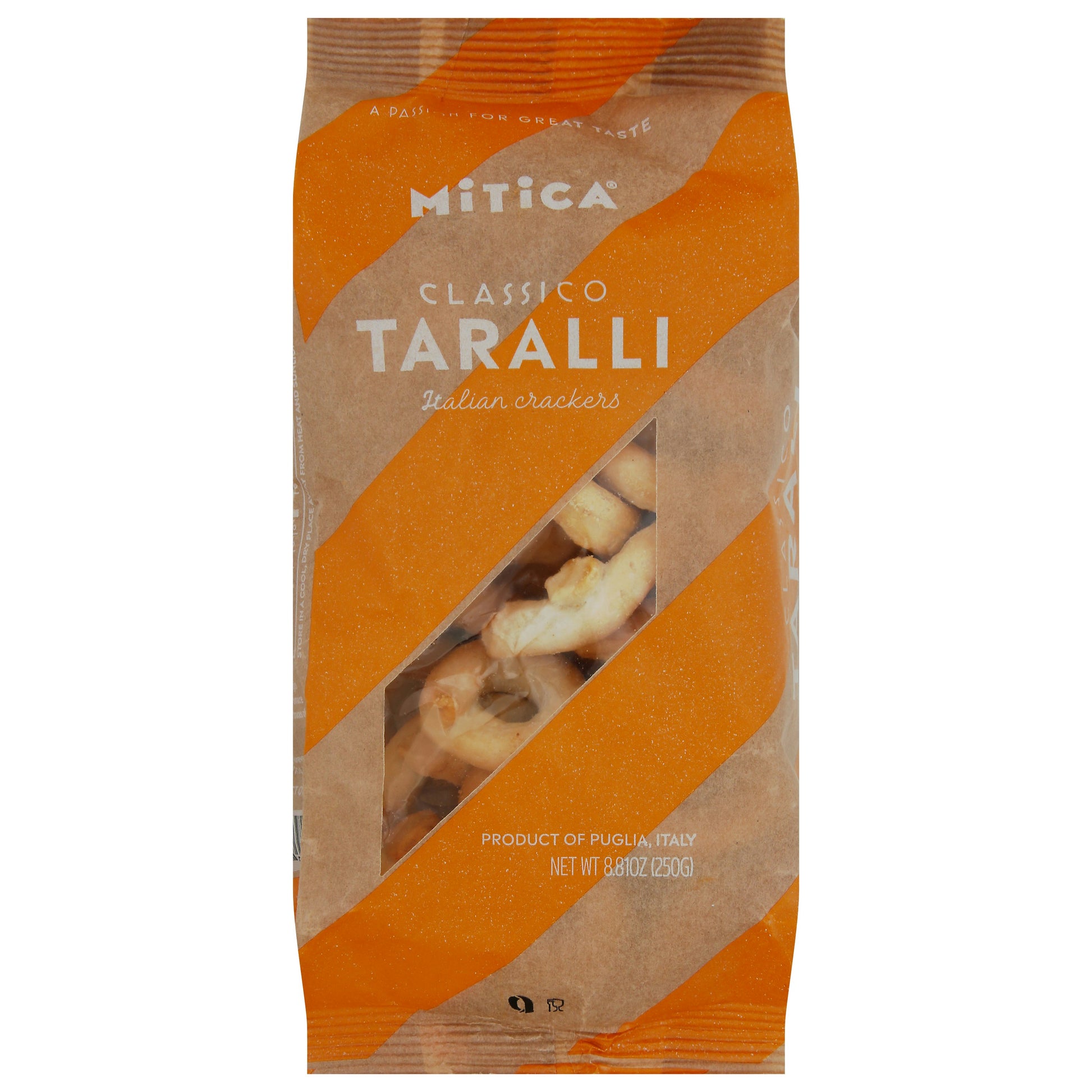 Mitica Taralli Classic 8 oz (Pack of 12)