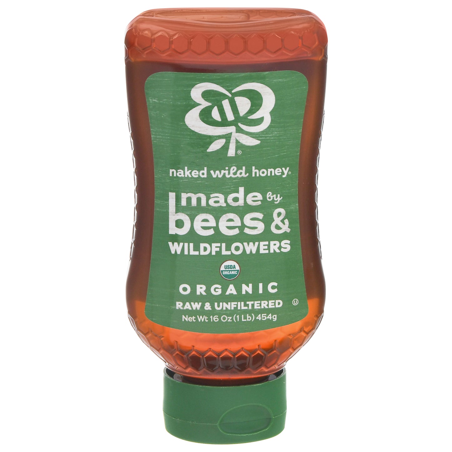 Naked Wild Honey Honey Organic Inverted Pet 16 Oz (Pack Of 12)