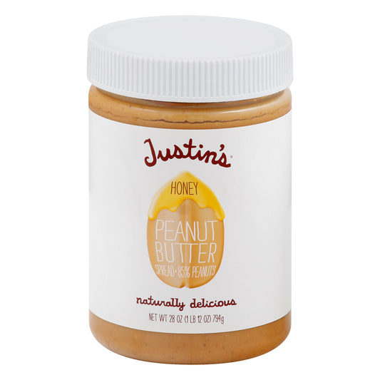Justins Nut Butter Peanut Honey 28 oz (Pack Of 6)