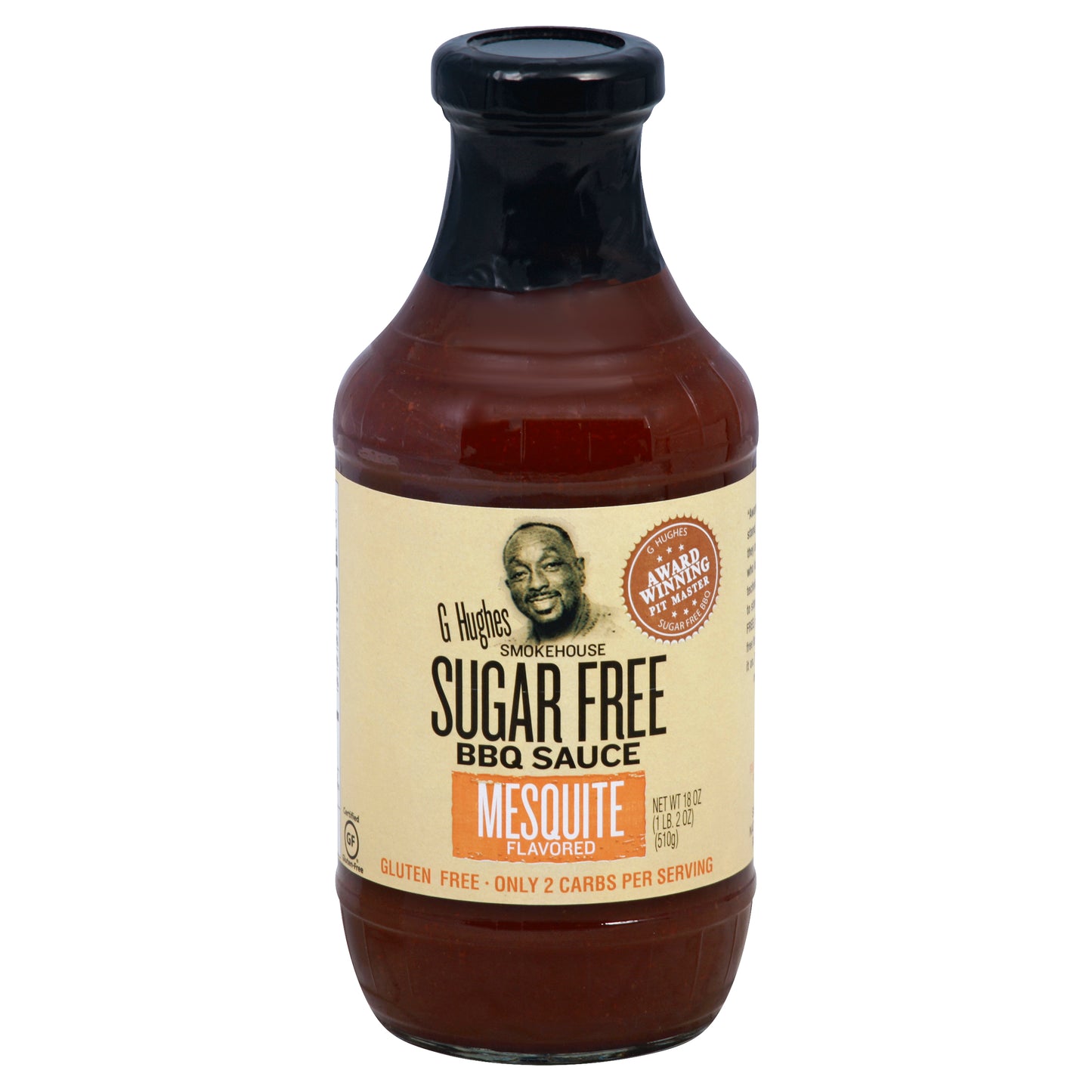 G Hughes Sauce Barbeque Mesquite 18 oz (Pack Of 6)