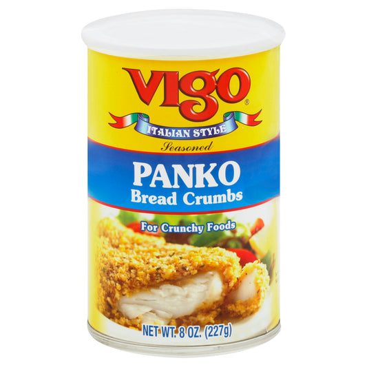 Vigo Bread Crumb Panko Seasoned 8 oz (Pack of 6)