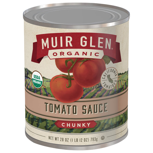 Muir Glen Tomato Sauce Chunk 28 oz (Pack Of 12)