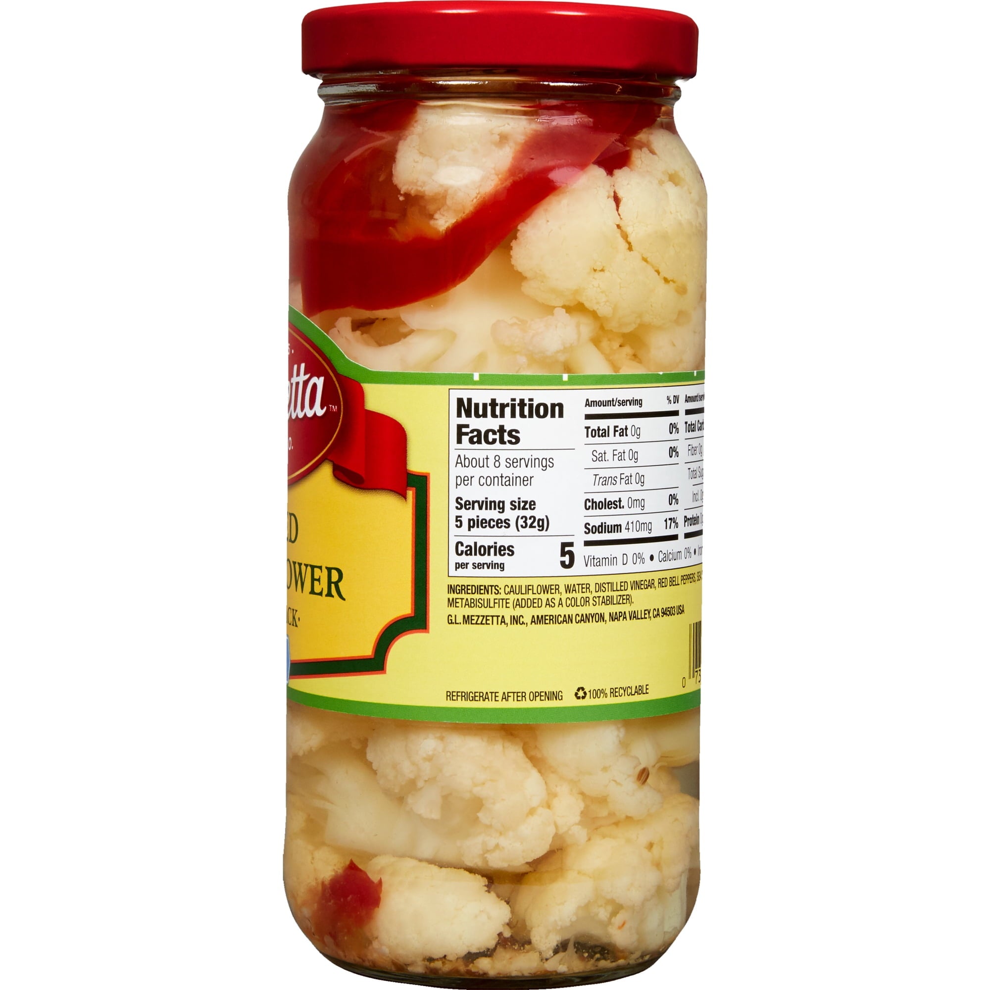 MEZZETTA (Pack of 18) Mezzetta Dilled Cauliflower Mild 16 Oz