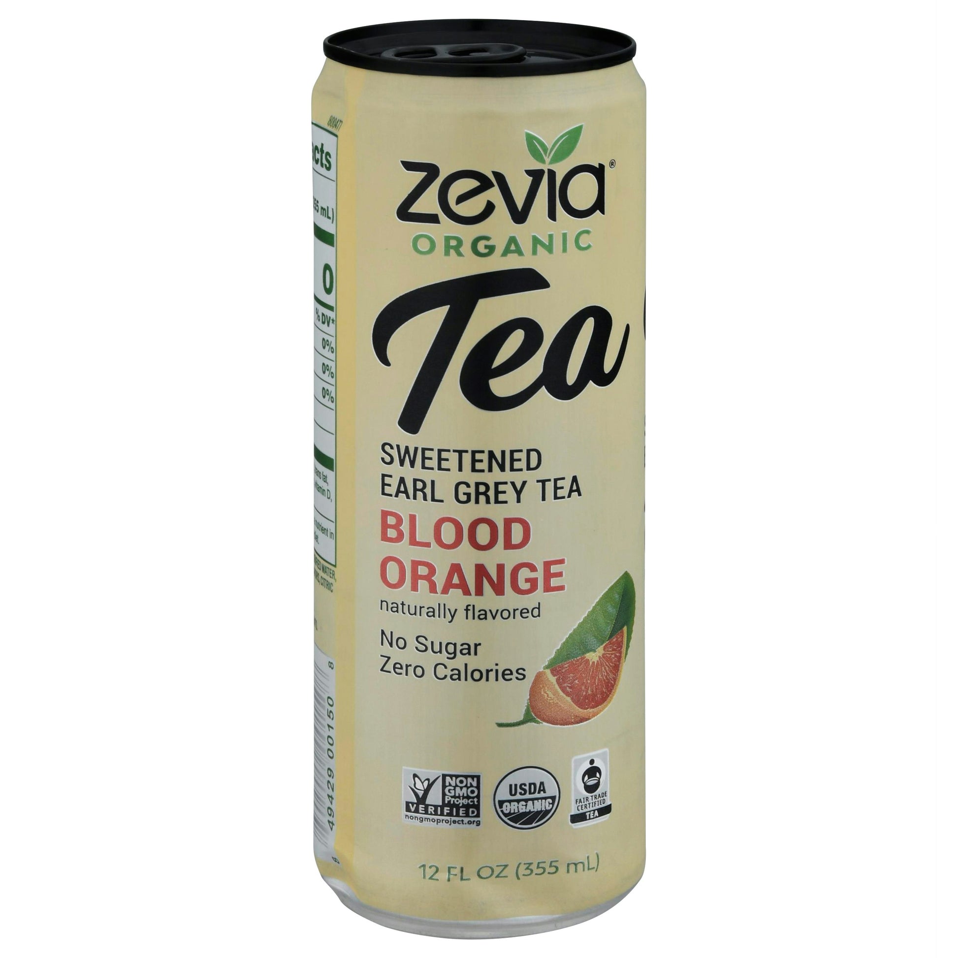 Zevia Tea Earl Grey Blood Orange Organic 12 FO (Pack of 12)