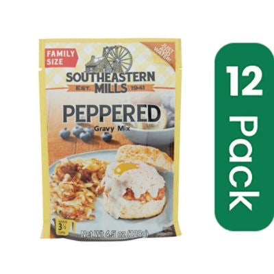 Southeastern Mills Mix Gravy Peppered 4.5 oz (Pack of 12)