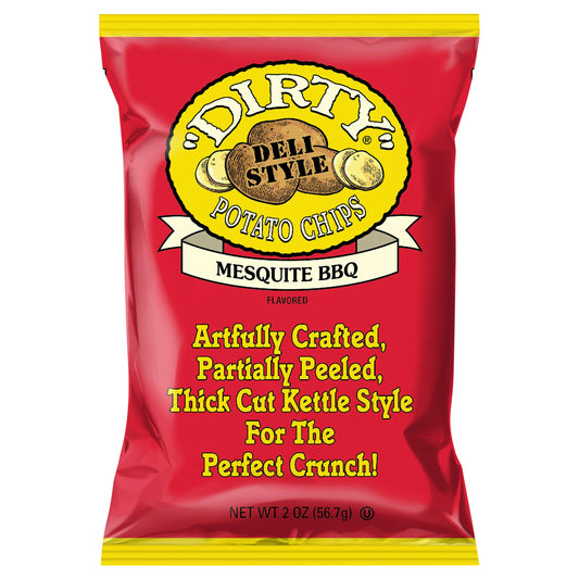 Dirty Potato Chip BBQ Mesquite 2 Oz Pack of 25