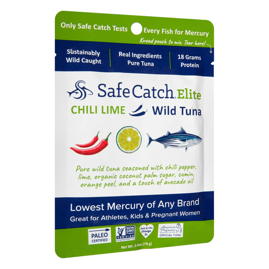 Safecatch Tuna Wild Elite Chili Lime 2.6 oz (Pack of 12)