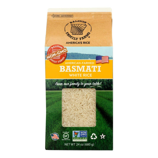 Ralston Family Farms - Rice Basmati White 24 oz (Pack of 6)