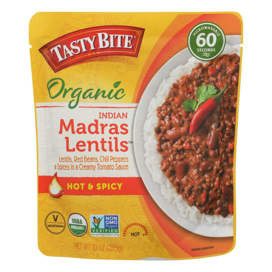 Tasty Bite - Lentil Madras Hot & Spicy 10 oz (Pack of 6)